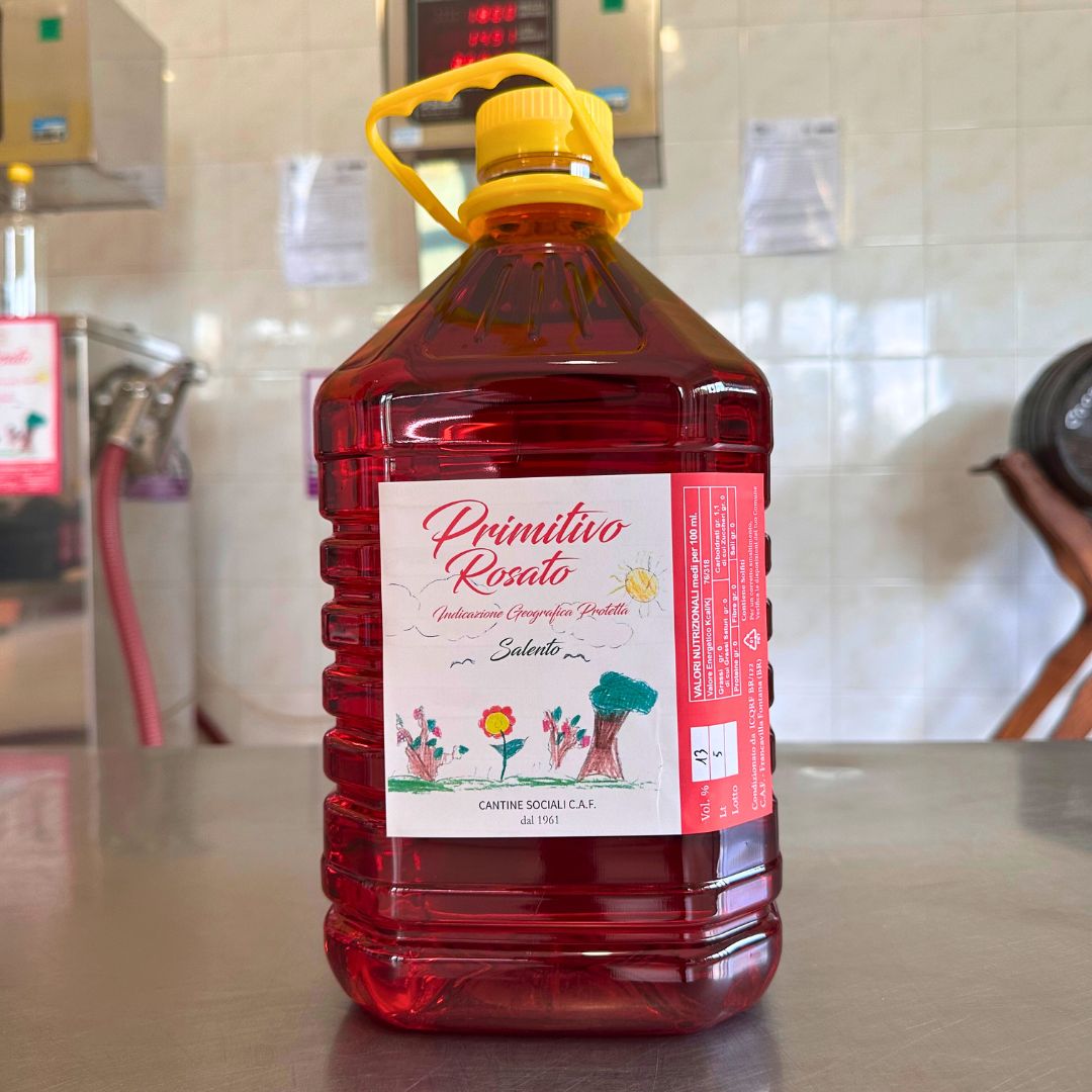 Vino Primitivo Rosato Sfuso