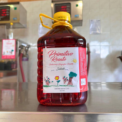 Vino Primitivo Rosato Sfuso